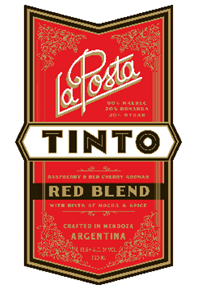 Tinto Red Blend 2021 Label