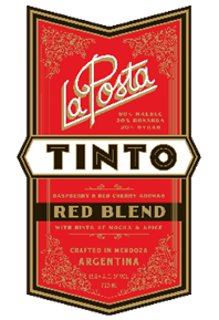 Tinto Red Blend 2021 Label