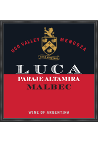 Malbec, Paraje Altamira 2020 Label