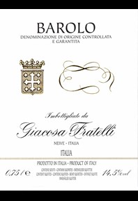 Barolo 2020 Label