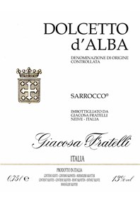 Dolcetto d'Alba Sarroco 2022 Label