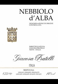 Nebbiolo d'Alba 2022 Label