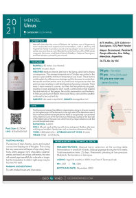 Unus 2021 Product Sheet