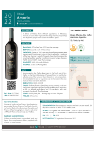 Amorio 2022 Product Sheet