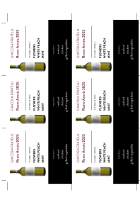 Roero Arneis 2025 Shelf Talker