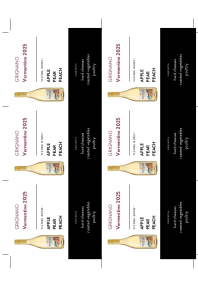 Vermentino 2025 Shelf Talker