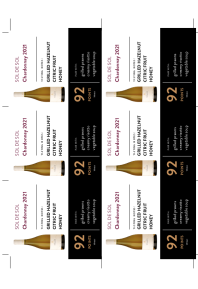 Chardonnay 2021 Shelf Talker