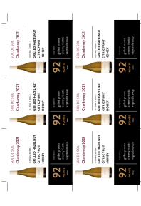 Chardonnay 2021 Shelf Talker