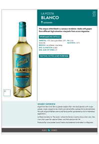 Blanco 2022 Product Sheet
