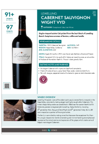 Cabernet Sauvignon Wight Vyd 2018 Product Sheet