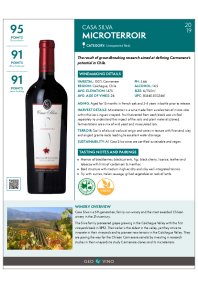 Microterroir 2019 Product Sheet